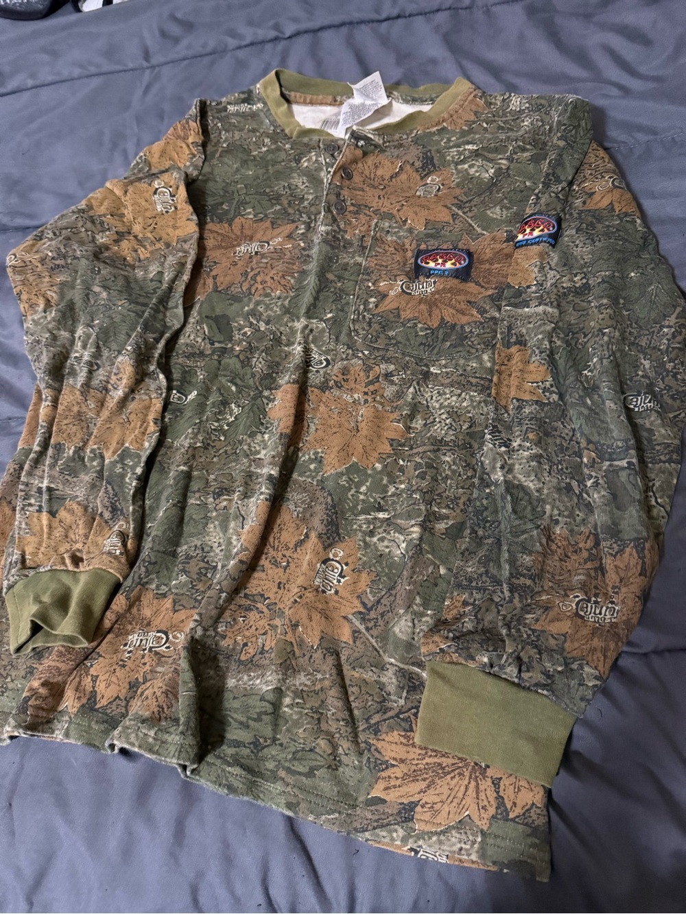Flame Resistant Men's Long-Sleeve Camouflage Shirt - Rasco Fr